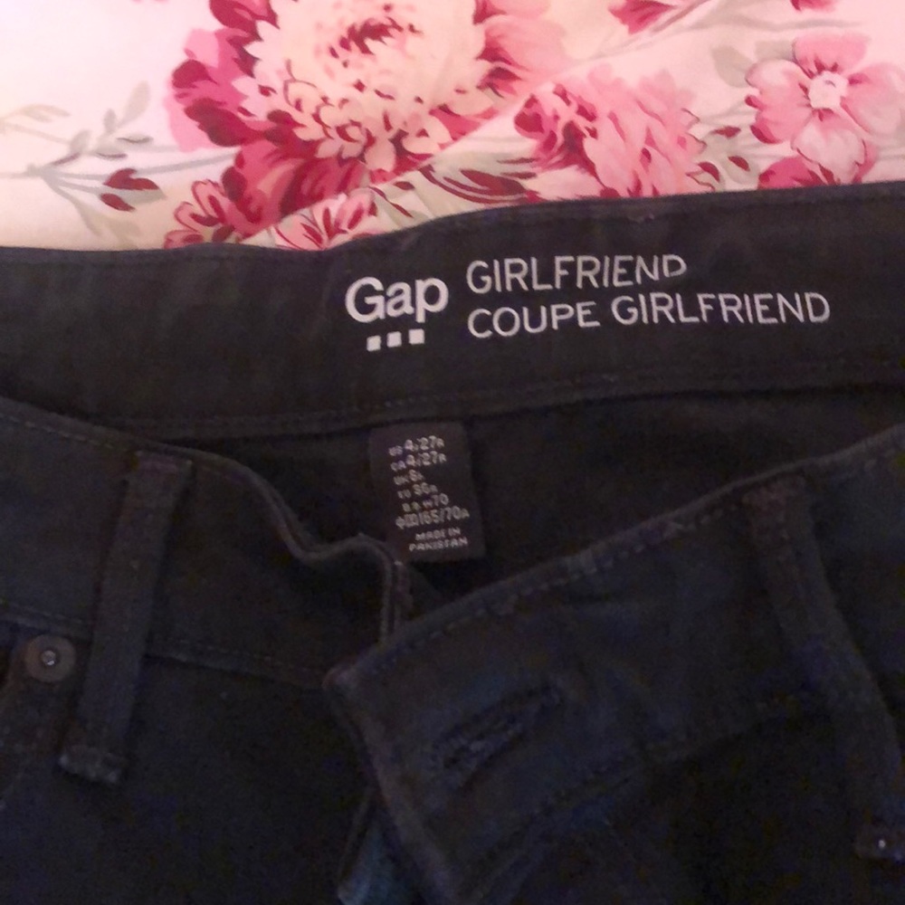 Gap Black Girlfriend Jeans